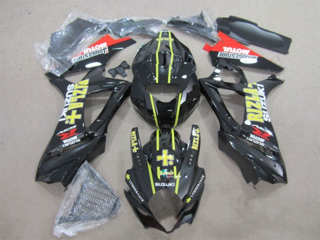 Negro Amarillo Rizla Carenado GSXR 1000 K7 07-08 Negro Amarillo Rizla Carenado GSXR 1000 K7 07-08