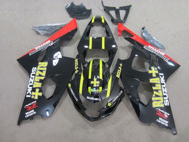 Negro Amarillo Rizla Carenado GSXR 750 K4 04-05