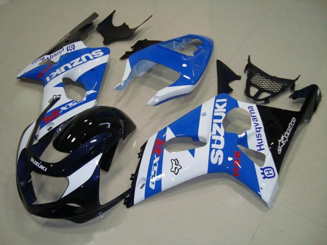 Negro Azul Blanco Carenado GSXR 1000 K1 00-02