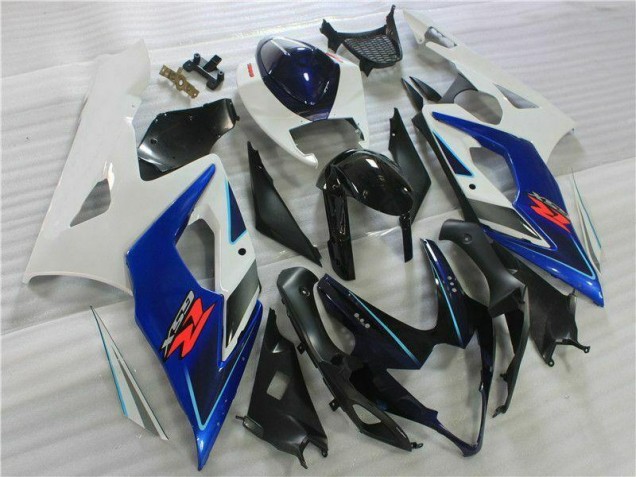 Negro Azul Blanco Carenado GSXR 1000 K5 05-06 Negro Azul Blanco Carenado GSXR 1000 K5 05-06