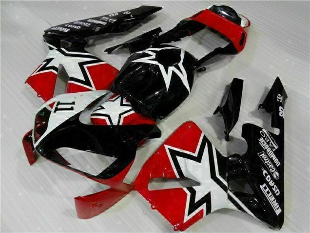 Negro Blanco 11 Carenado CBR 600 RR 03-04 Negro Blanco 11 Carenado CBR 600 RR 03-04