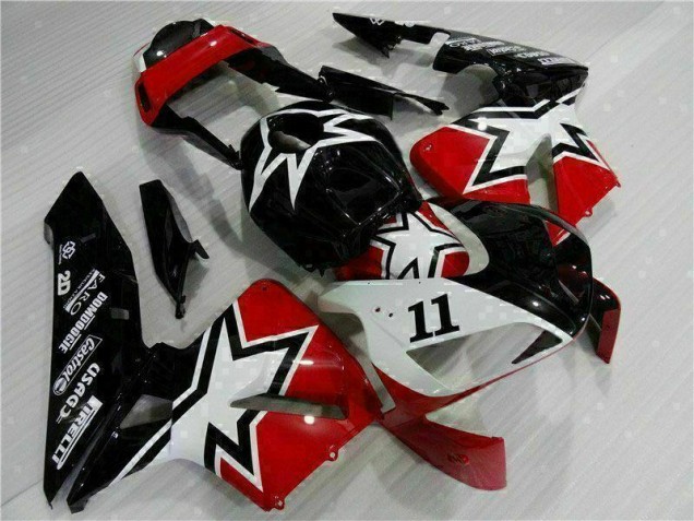 Negro Blanco 11 Carenado CBR 600 RR 03-04 Negro Blanco 11 Carenado CBR 600 RR 03-04