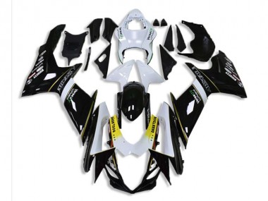 Negro Blanco ABS Plástica GSXR 600 / 750 K11 11-21