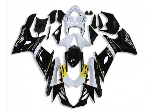 Negro Blanco ABS Plástica GSXR 600 / 750 K11 11-21 Negro Blanco ABS Plástica GSXR 600 / 750 K11 11-21