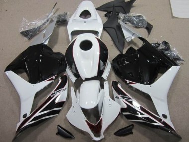 Negro Blanco ABS Plásticos CBR 600 RR 09-12