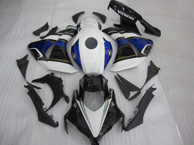 Negro Blanco Azul Carenado CBR 1000 RR 04-05 Negro Blanco Azul Carenado CBR 1000 RR 04-05