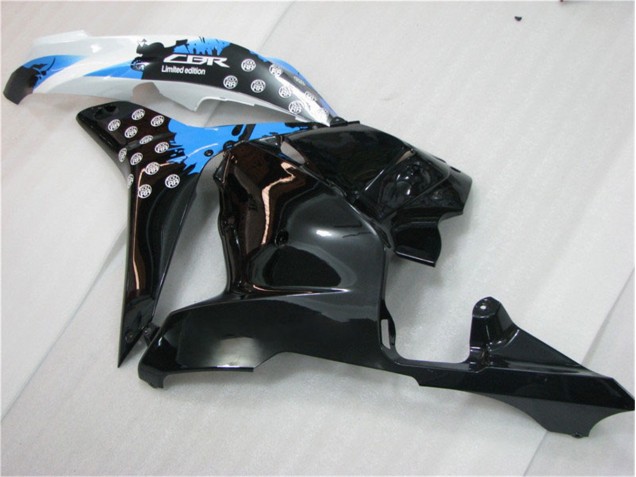 Negro Blanco Azul Carenado CBR 600 RR 09-12 Negro Blanco Azul Carenado CBR 600 RR 09-12