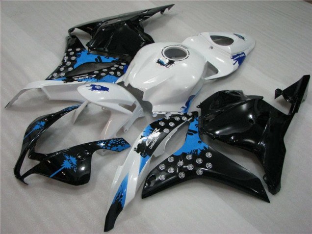 Negro Blanco Azul Carenado CBR 600 RR 09-12 Negro Blanco Azul Carenado CBR 600 RR 09-12