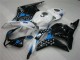 Negro Blanco Azul Carenado CBR 600 RR 09-12 Negro Blanco Azul Carenado CBR 600 RR 09-12