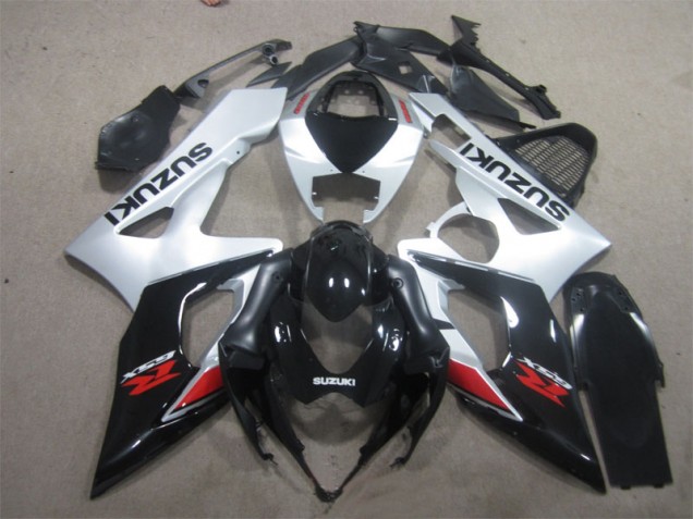 Negro Blanco Carenado GSXR 1000 K5 05-06 Negro Blanco Carenado GSXR 1000 K5 05-06