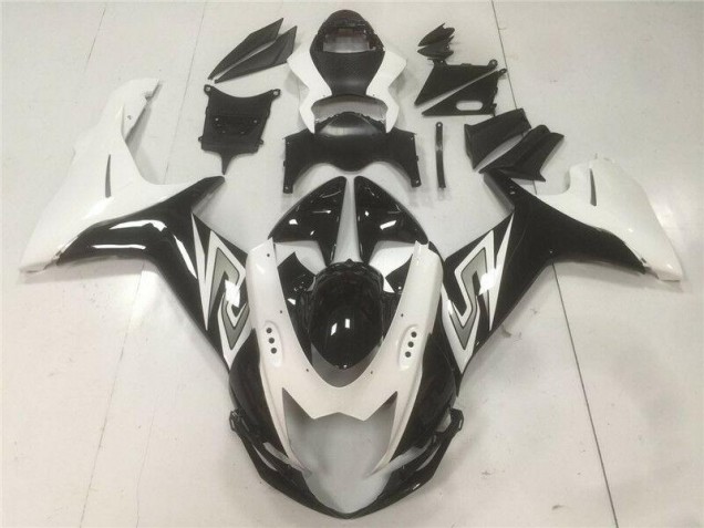 Negro Blanco Carenado & Plástico GSXR 600 / 750 K11 11-21 Negro Blanco Carenado & Plástico GSXR 600 / 750 K11 11-21