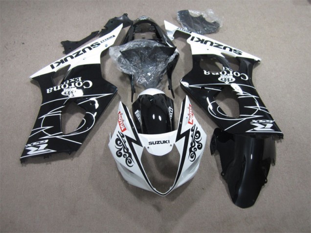 Negro Blanco Corona Extra Motul Carenado GSXR 1000 K3 03-04 Negro Blanco Corona Extra Motul Carenado GSXR 1000 K3 03-04
