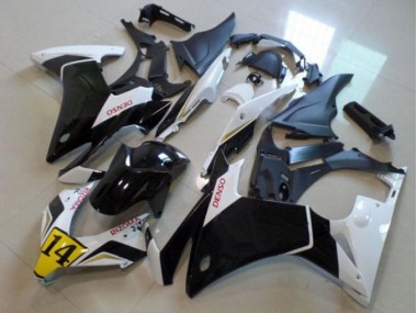 Negro Blanco Denso Rizoma 14 Carenado CBR 500 RR 13-15