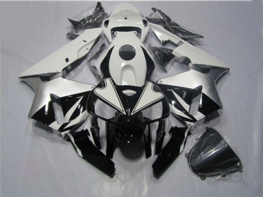 Negro Blanco Kit Completo Carenado CBR 600 RR 05-06