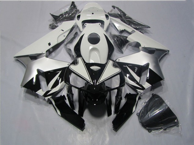 Negro Blanco Kit Completo Carenado CBR 600 RR 05-06 Negro Blanco Kit Completo Carenado CBR 600 RR 05-06