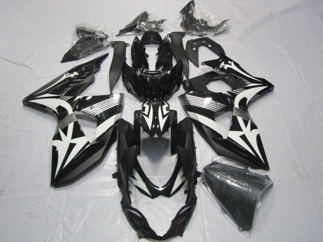 Negro Blanco Kits ABS Carenado GSXR 1000 K9 09-16 Negro Blanco Kits ABS Carenado GSXR 1000 K9 09-16