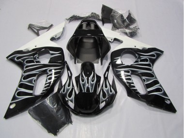 Negro Blanco Llama Carenado R6 98-02