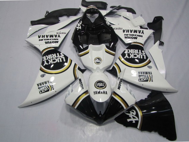 Negro Blanco Lucky Strike Carenado R1 09-11