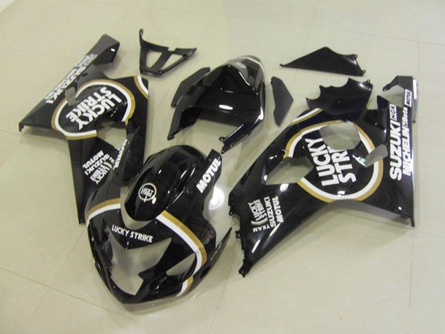Negro Blanco Lucky Strike Motul Carenado GSXR 750 K4 04-05 Negro Blanco Lucky Strike Motul Carenado GSXR 750 K4 04-05
