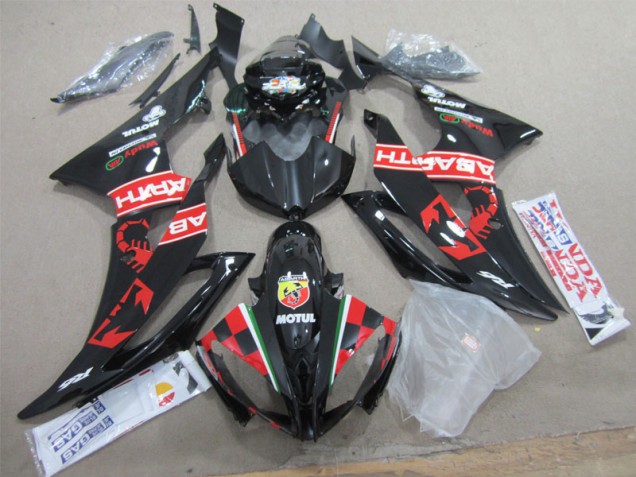 Negro Blanco Motul Carenado R6 08-16 Negro Blanco Motul Carenado R6 08-16