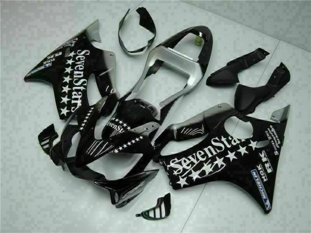 Negro Blanco SevenStarss Carenado CBR 600 F4i 01-03 Negro Blanco SevenStarss Carenado CBR 600 F4i 01-03