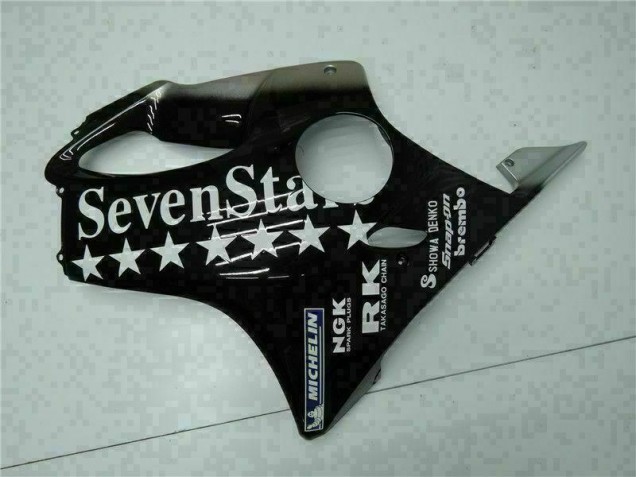 Negro Blanco SevenStarss Carenado CBR 600 F4i 01-03 Negro Blanco SevenStarss Carenado CBR 600 F4i 01-03