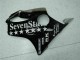 Negro Blanco SevenStarss Carenado CBR 600 F4i 01-03 Negro Blanco SevenStarss Carenado CBR 600 F4i 01-03