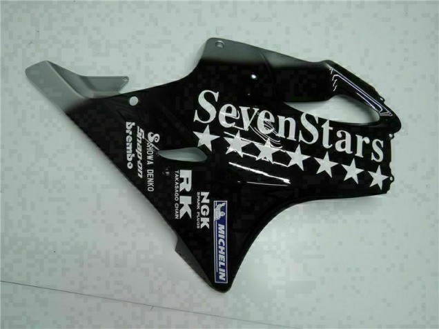 Negro Blanco SevenStarss Carenado CBR 600 F4i 01-03 Negro Blanco SevenStarss Carenado CBR 600 F4i 01-03