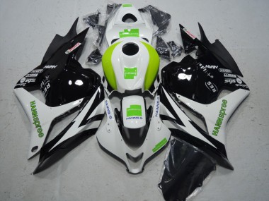 Negro Blanco Verde Hannspree ABS Kits Carenado CBR 600 RR 09-12