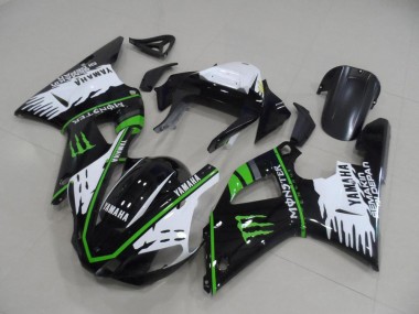 Negro Blanco Verde Monster Kits Carenado R1 00-01