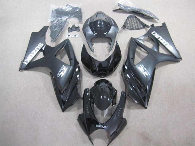 Negro Carenado & Plástico GSXR 1000 K7 07-08 Negro Carenado & Plástico GSXR 1000 K7 07-08