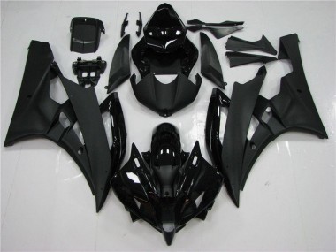 Negro Carenado & Plástico R6 06-07