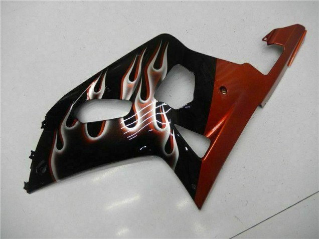 Negro Carrocería GSXR 600 / 750 K1 K2 K3 01-03