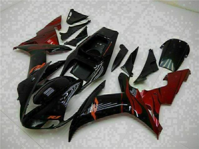 Negro Completo ABS Plástico R1 02-03