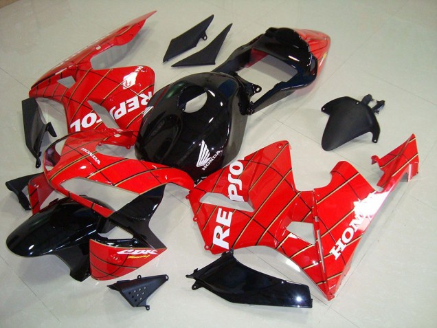 Negro Hombre Araña Repsol Carenado CBR 600 RR 03-04 Negro Hombre Araña Repsol Carenado CBR 600 RR 03-04