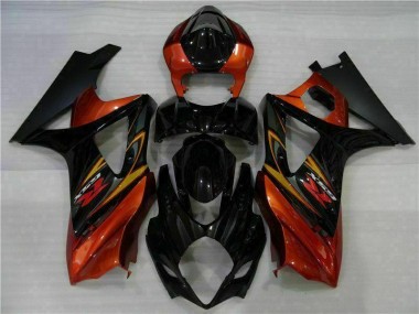 Negro Kit ABS Carenado GSXR 1000 K7 07-08