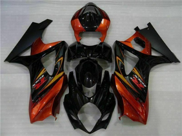 Negro Kit ABS Carenado GSXR 1000 K7 07-08 Negro Kit ABS Carenado GSXR 1000 K7 07-08