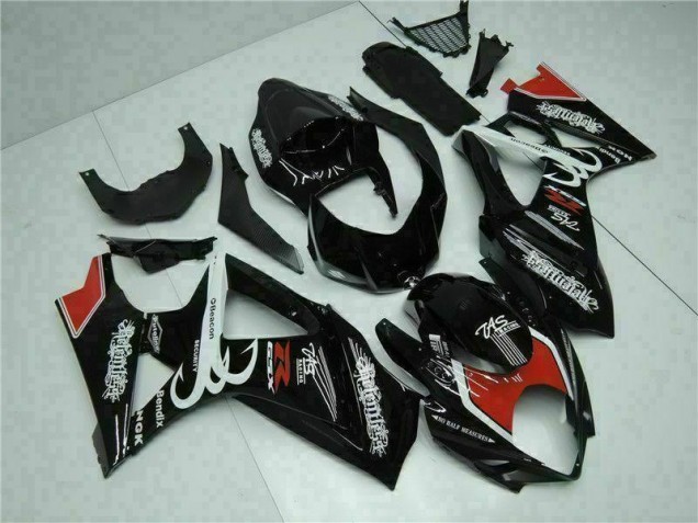 Negro Kit Carenado ABS Completo GSXR 1000 K7 07-08 Negro Kit Carenado ABS Completo GSXR 1000 K7 07-08