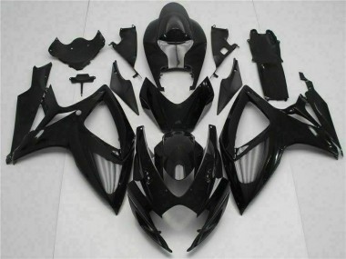 Negro Kit Carenado Inyección GSXR 600 / 750 K6 06-07
