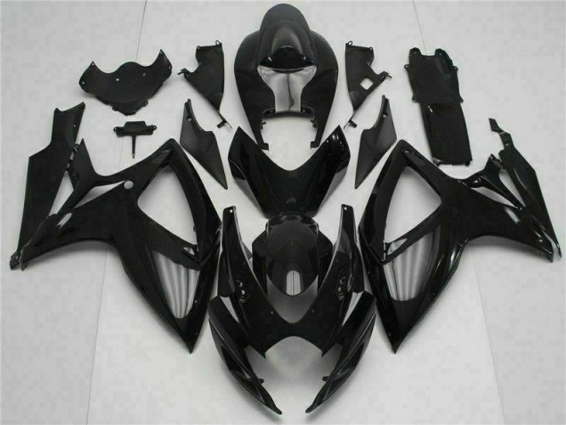 Negro Kit Carenado Inyección GSXR 600 / 750 K6 06-07