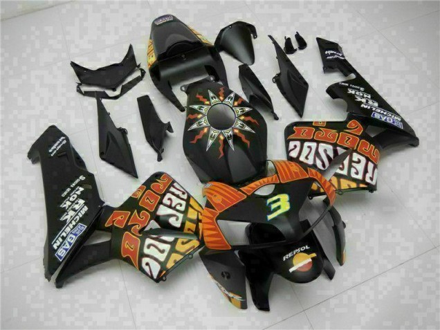 Negro Kit Completo Carenado CBR 600 RR 05-06 Negro Kit Completo Carenado CBR 600 RR 05-06