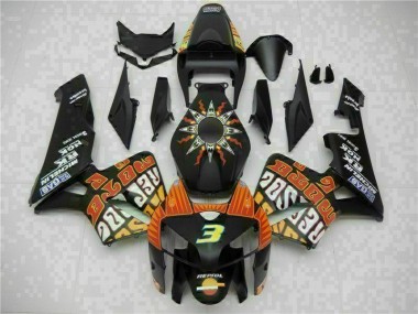 Negro Kit Completo Carenado CBR 600 RR 05-06