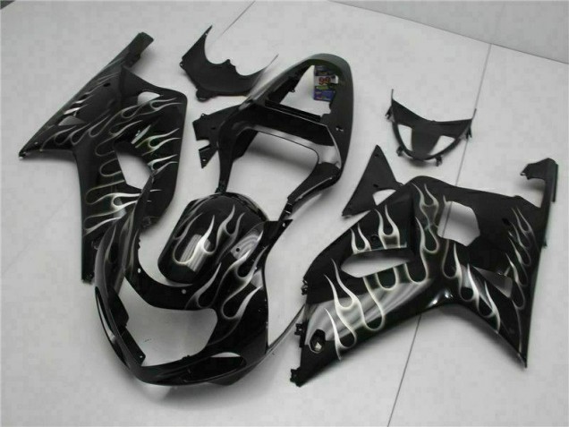 Negro Kit Completo Carenado GSXR 600 / 750 K1 K2 K3 01-03 Negro Kit Completo Carenado GSXR 600 / 750 K1 K2 K3 01-03