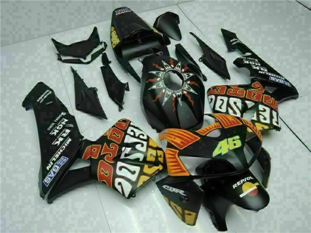 Negro Kits Completo Carenado ABS CBR 600 RR 05-06