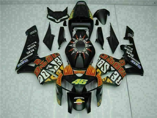 Negro Kits Completo Carenado ABS CBR 600 RR 05-06