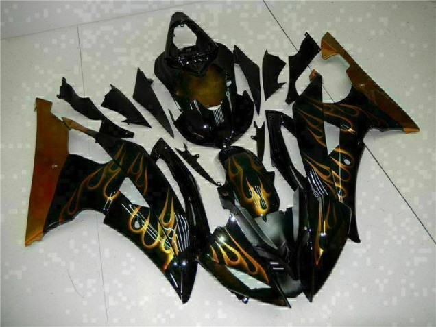 Negro Kits Completo Carenado ABS R6 08-16 Negro Kits Completo Carenado ABS R6 08-16