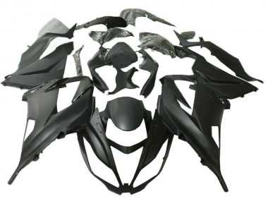 Negro Mate ABS Plástico ZX6R 13-18