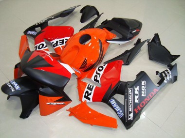 Negro Mate Repsol Carrera Carenado CBR 600 RR 05-06