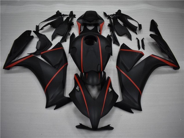 Negro Mate Rojo Carenado CBR 1000 RR 12-16 Negro Mate Rojo Carenado CBR 1000 RR 12-16