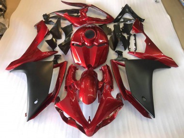 Negro Mate Rojo Kits Completo Carenado ABS R1 07-08
